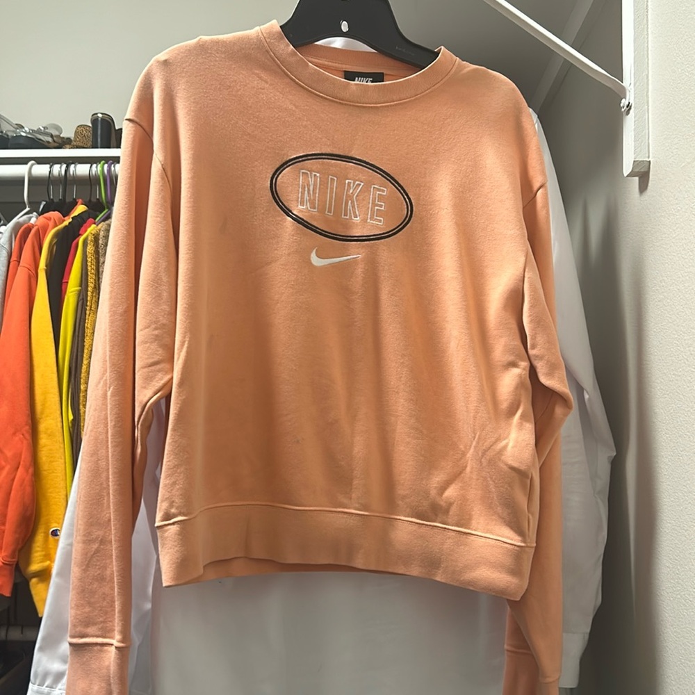 Nike peach sweater